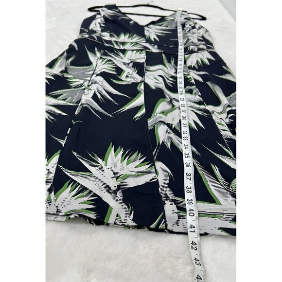 CLASSIQUES ENTIER Paradise print silk v-neck dress Women's Size12 NWT - Picture 6 of 12